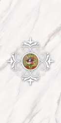 декор 2 каррара 25х50